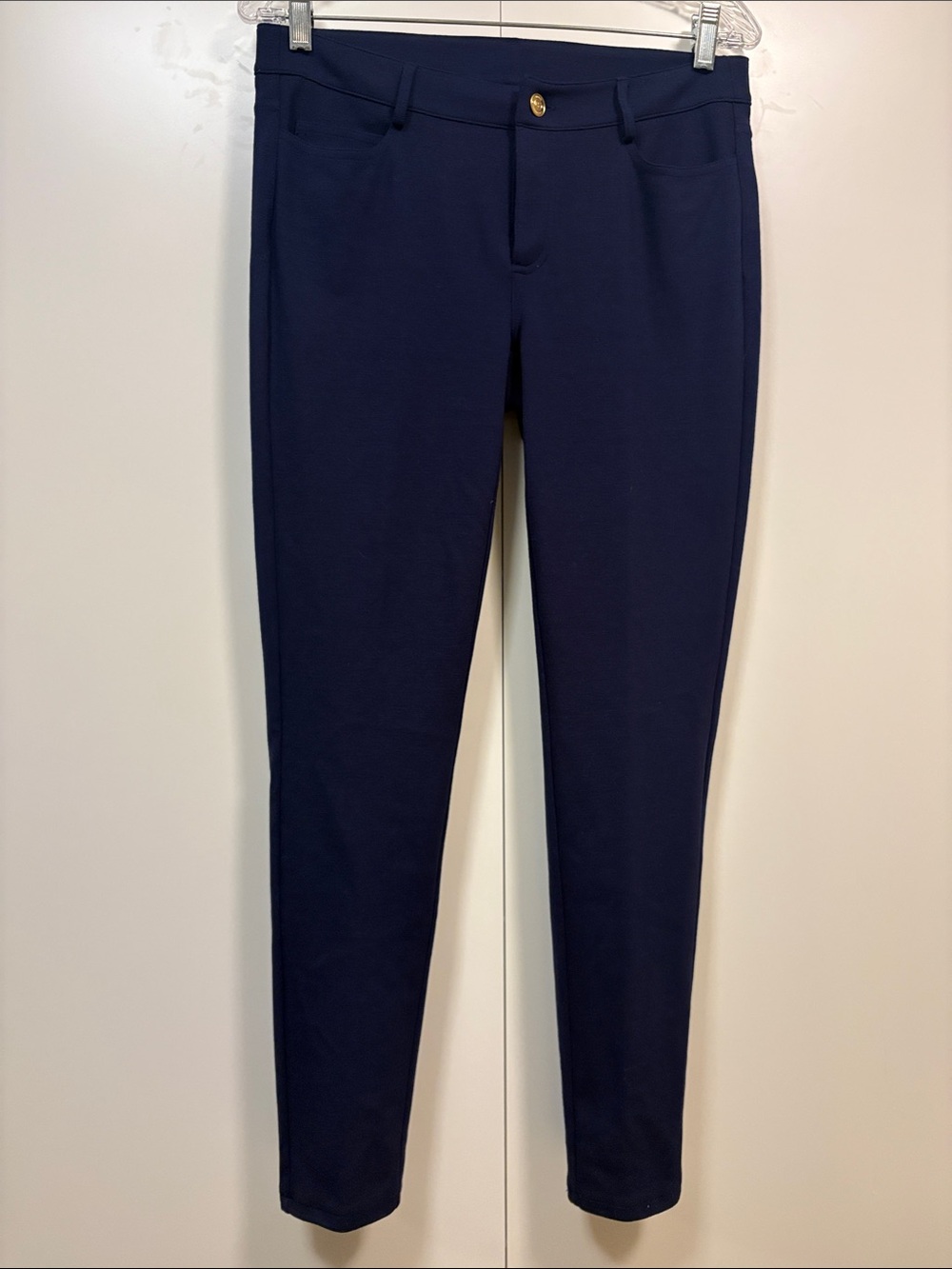 Michael Kors Navy Slim Stretch Pants 4